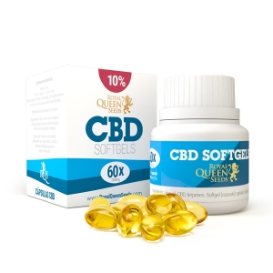 Capsule gelatinoase moi cu ulei CBD 10%